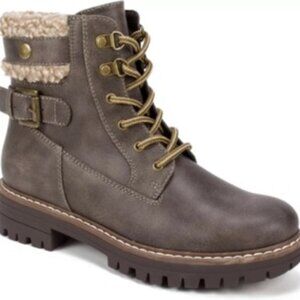 Cliffs by White Mountain Women's Brown "Stone" Meldon Lace-up Boots Size 6.5M